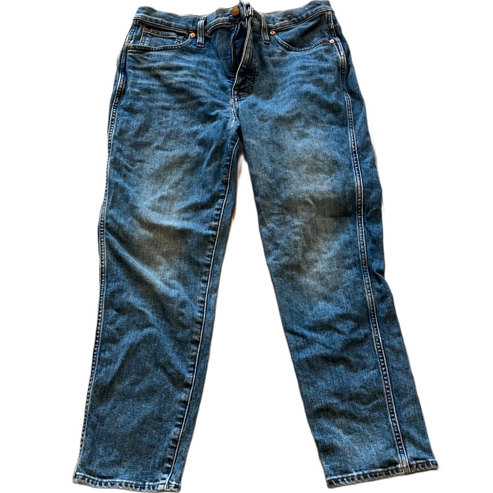 Madewell Blue Straight Jeans Relaxed Fit